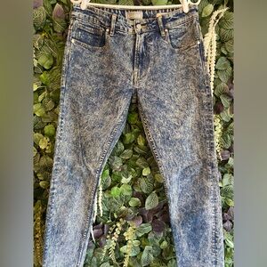Guess 1981 acid washed skinny jean